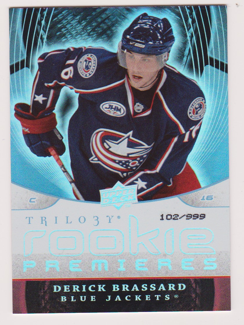 (image for) 2008-09 Upper Deck Trilogy #147 Derick Brassard RC 102/999